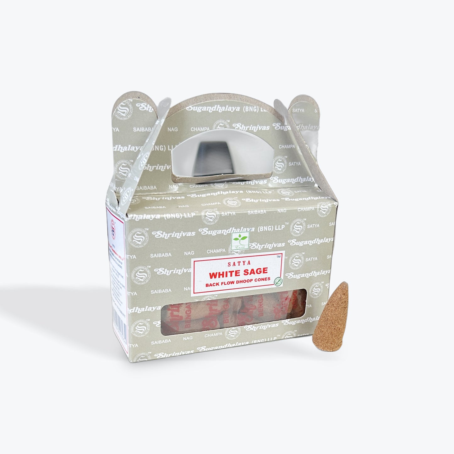 Satya Incense Dhoop Cones - White Sage