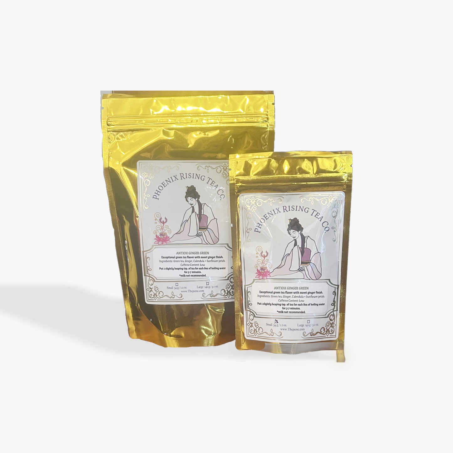 Antiox Ginger Green Tea by Phoenix Rising Tea Co.