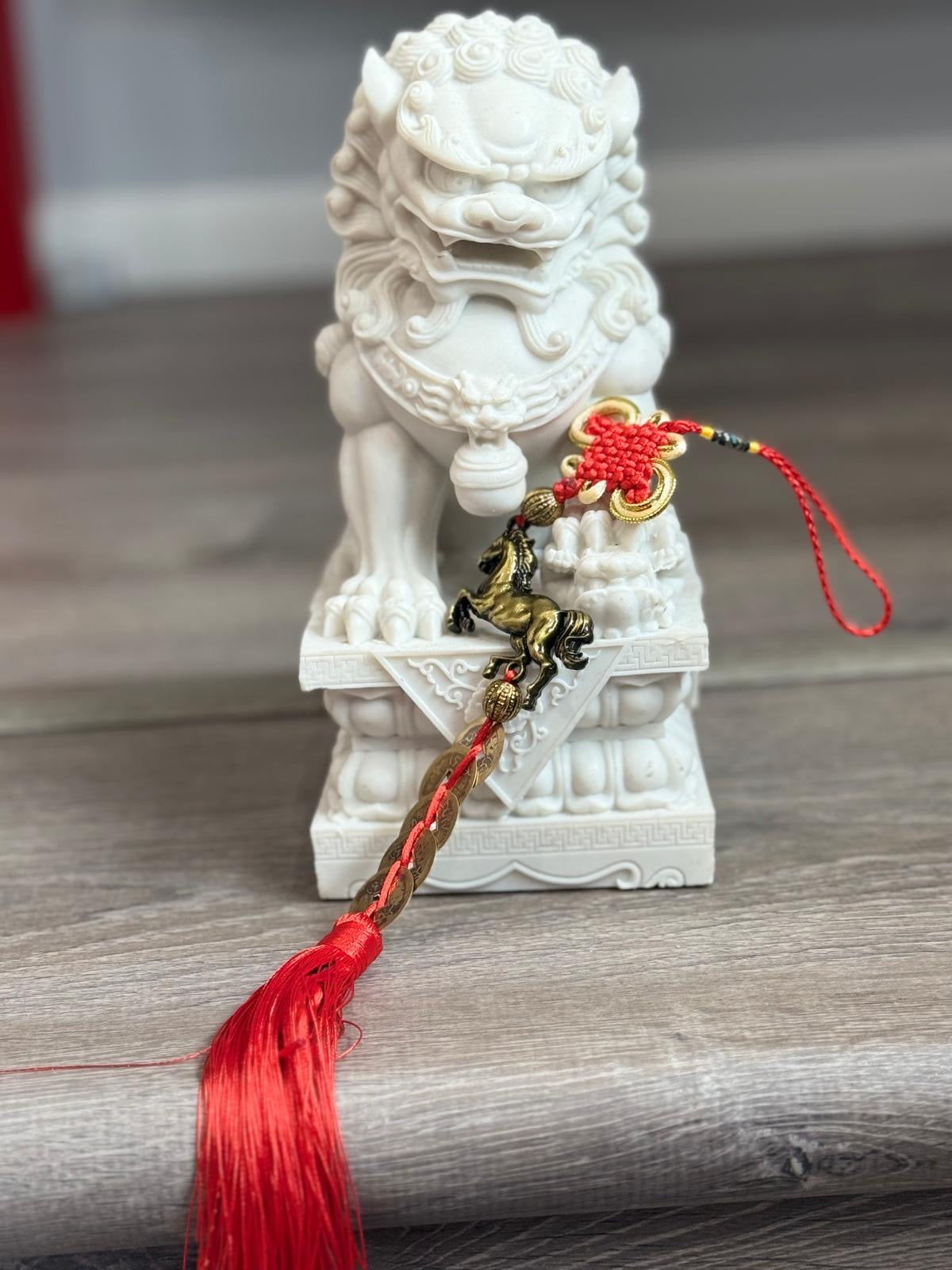 2026 Chinese Coin Horse Tassel Keychain
