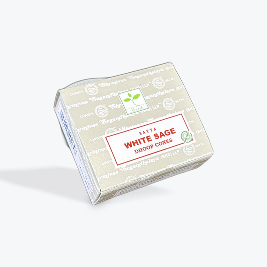 Satya White Sage Incense Dhoop Cones