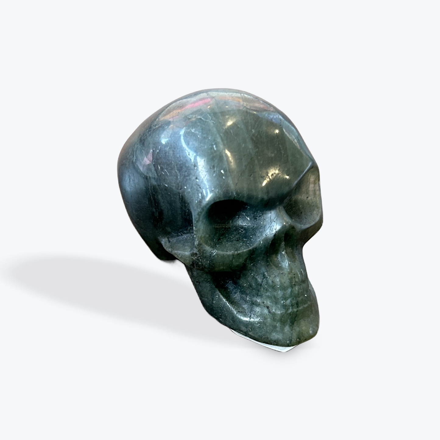 Labradorite Skull Carvings