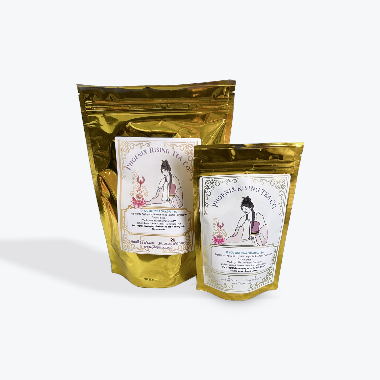 "If You Like Piña Coladas" Loose-Leaf Herbal Tea by Phoenix Rising Tea Co.