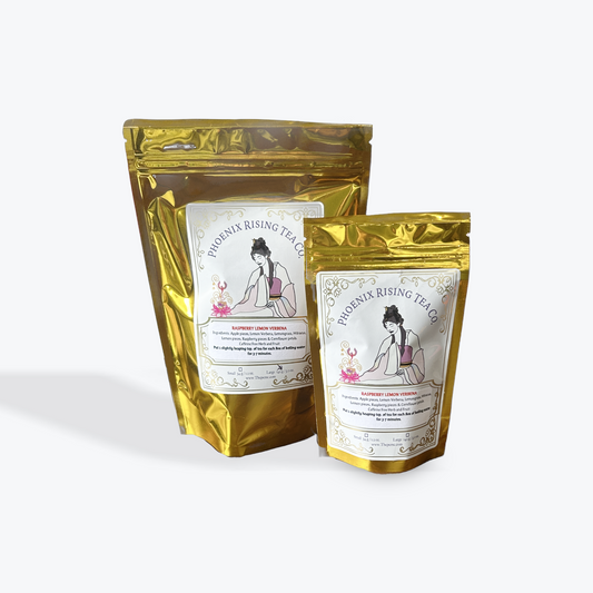 Raspberry Lemon Verbena Loose-Leaf Herbal Tea by Phoenix Rising Tea Co.