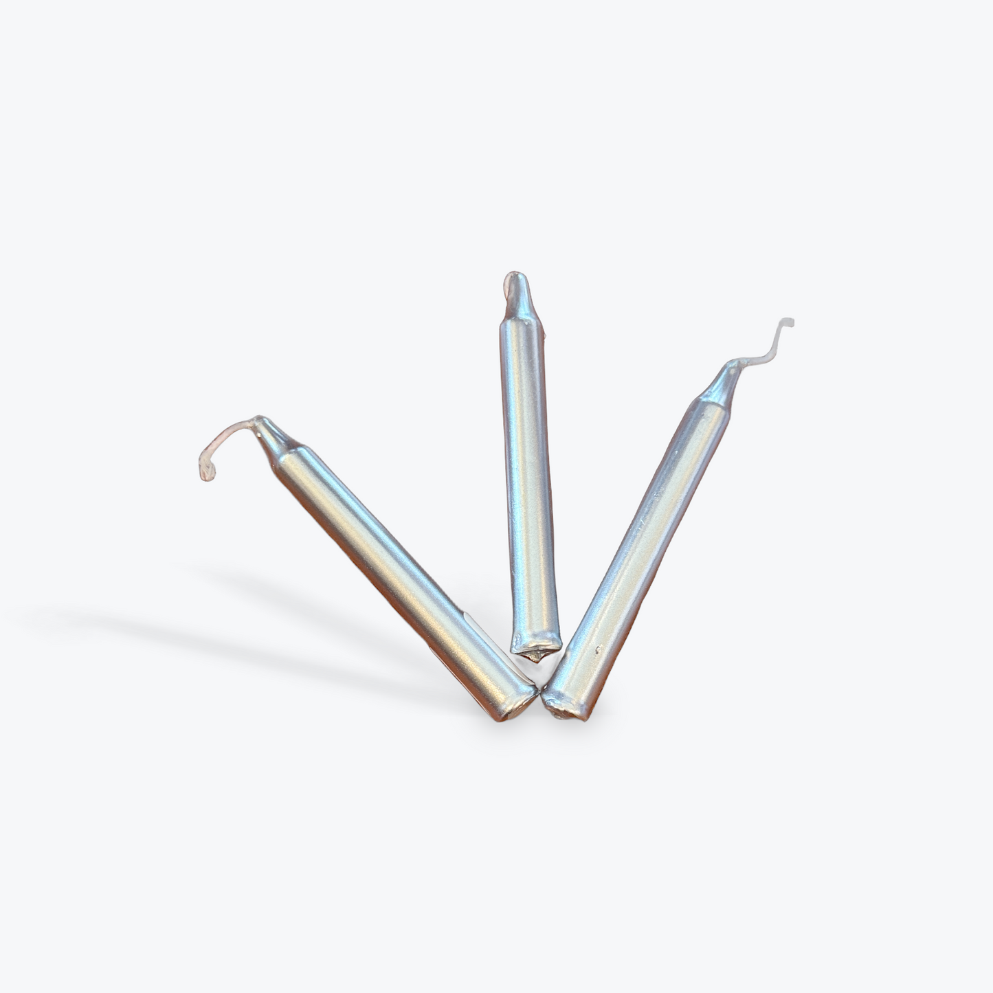 Ritual Candles 4" Silver and Gold